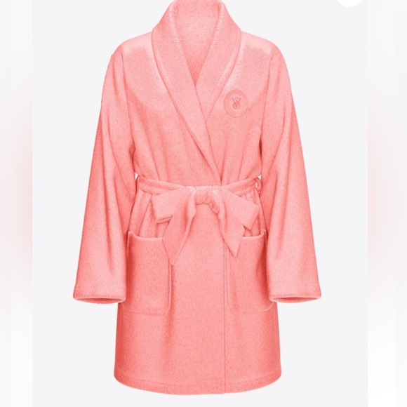 BRAND NEW VICTORIA'S SECRET Short Cozy Robe - Picture 5 of 5